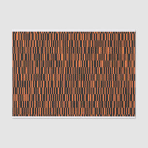 Papel De Seda arte gráfico geométrico moderno, moderno y naranja