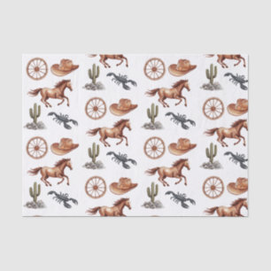 Papel De Seda Arte infantil occidental acuarela
