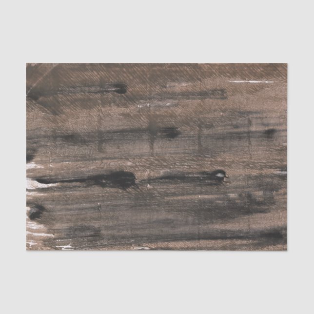 Papel De Seda Arte negro marrón (Anverso)