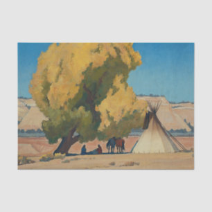 Papel De Seda Arte occidental “Otoño Perezoso” de Maynard Dixon