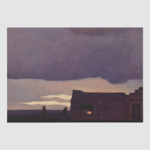Papel De Seda Arte occidental “Tarde” de Maynard Dixon