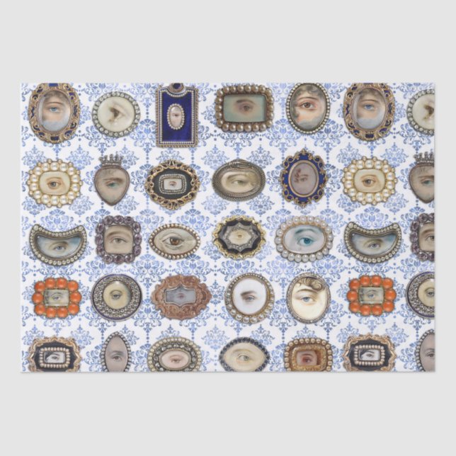 Papel De Seda Arte original inspirado en los ojos de Lover (Anverso)