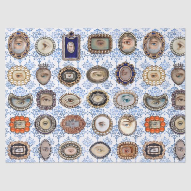 Papel De Seda Arte original inspirado en los ojos de Lover (Anverso)