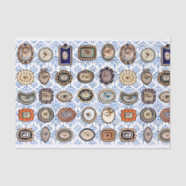 Papel De Seda Arte original inspirado en los ojos de Lover (Anverso)