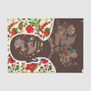 Papel De Seda Arte pop africano