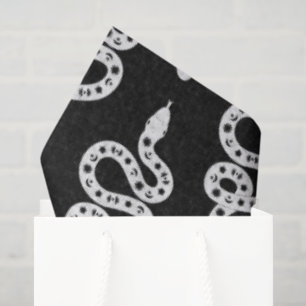 Papel De Seda Arte popular texturizado grungy brujeril serpiente