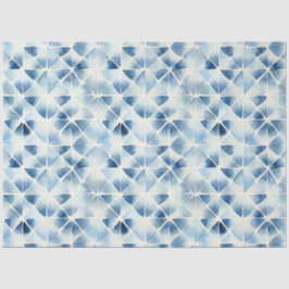 Papel De Seda Arte textil japonés azul Shibori n° 2
