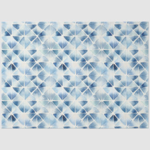 Papel De Seda Arte textil japonés azul Shibori n° 2