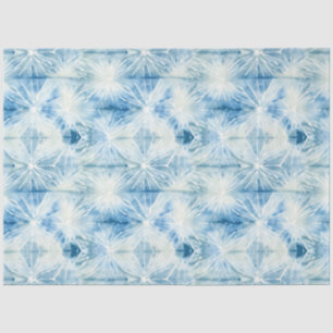 Papel De Seda Arte textil japonés azul shibori no 14
