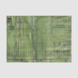 Papel De Seda Arte verde negro