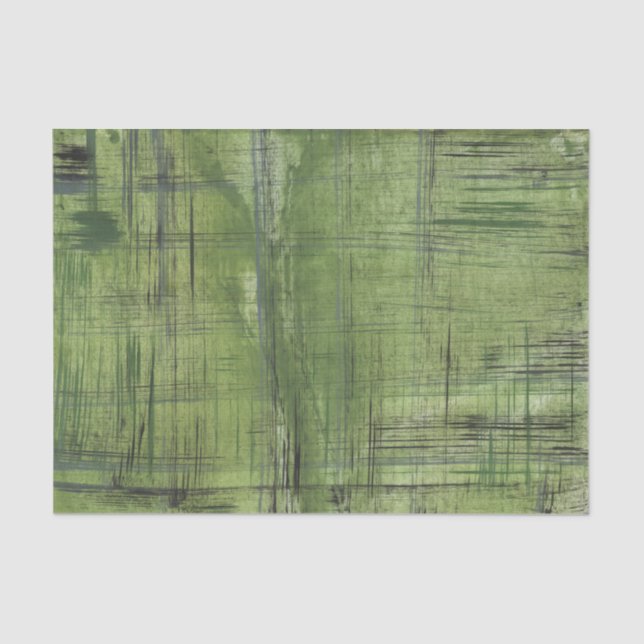 Papel De Seda Arte verde negro (Anverso)