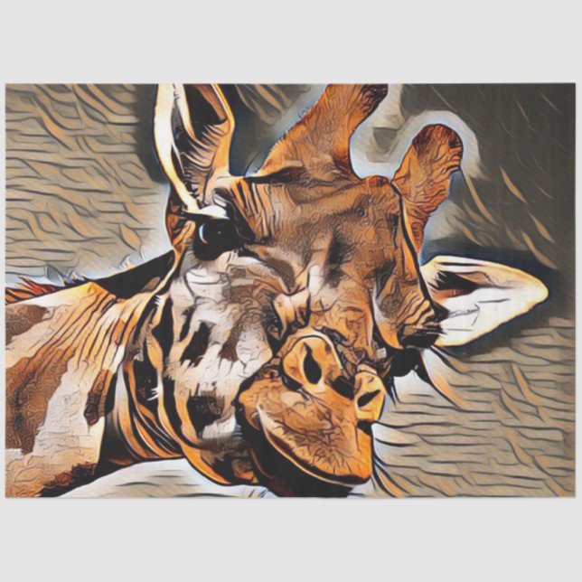 Papel De Seda Artesanía animal (Anverso)