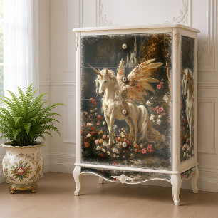 Papel De Seda Artesanía de caballo hada emplumado boho vintage