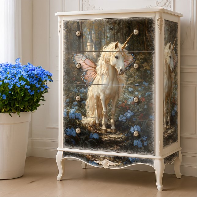 Papel De Seda Artesanía de Decoupage de Caballo Hada Mariposa Ro (Subido por el creador)