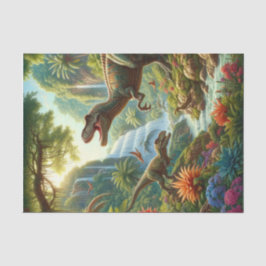 Papel De Seda Artesanía de Decoupage de Dinosaurios