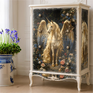 Papel De Seda Artesanía de decoupage de unicornio vintage Alicor