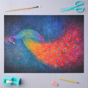 Papel De Seda Artesanía de pavo real/Papel de seda/Papel para de
