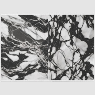 Papel De Seda Artista Blanco Negro Resumen Textura de mármol 1c