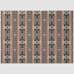 Papel De Seda Artista Brown Naranja Gran Abstracto Geométrico