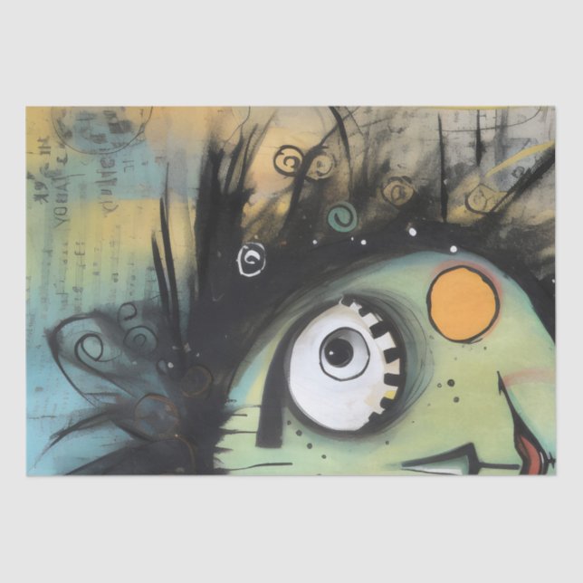 Papel De Seda ArtLady 13 Encantadora y angustiada (Anverso)