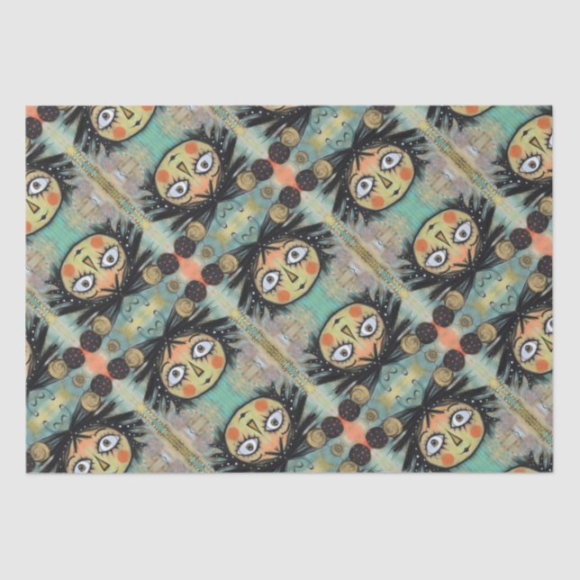 Papel De Seda ArtLady 14 Encantadora y angustiada (Anverso)