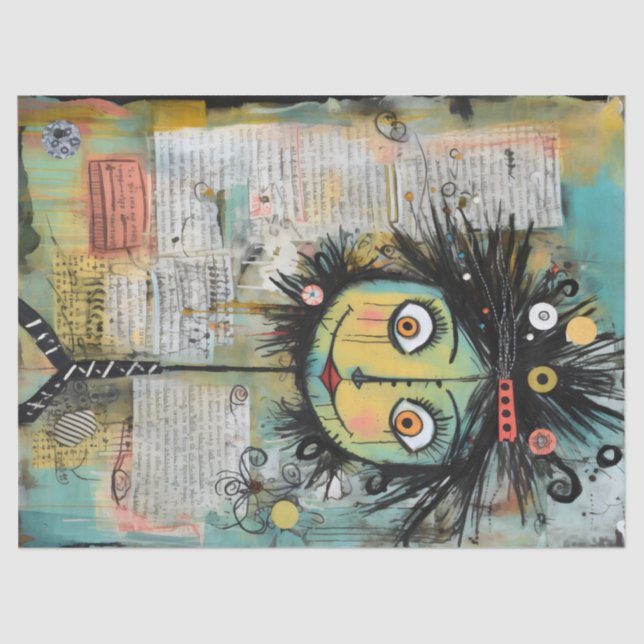 Papel De Seda ArtLady 16 Encantadora y angustiada (Anverso)