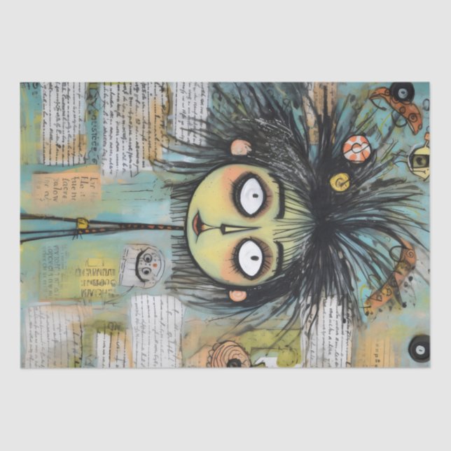 Papel De Seda ArtLady 18 Encantadora y angustiada (Anverso)