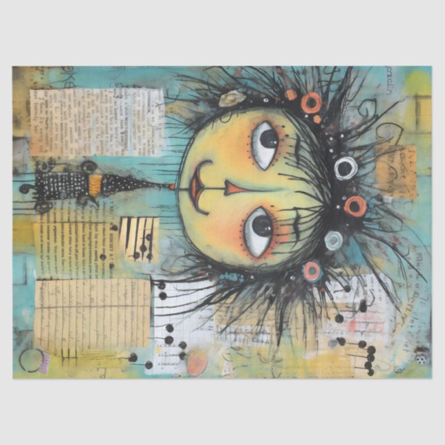 Papel De Seda ArtLady 1 Encantador y angustiado (Anverso)