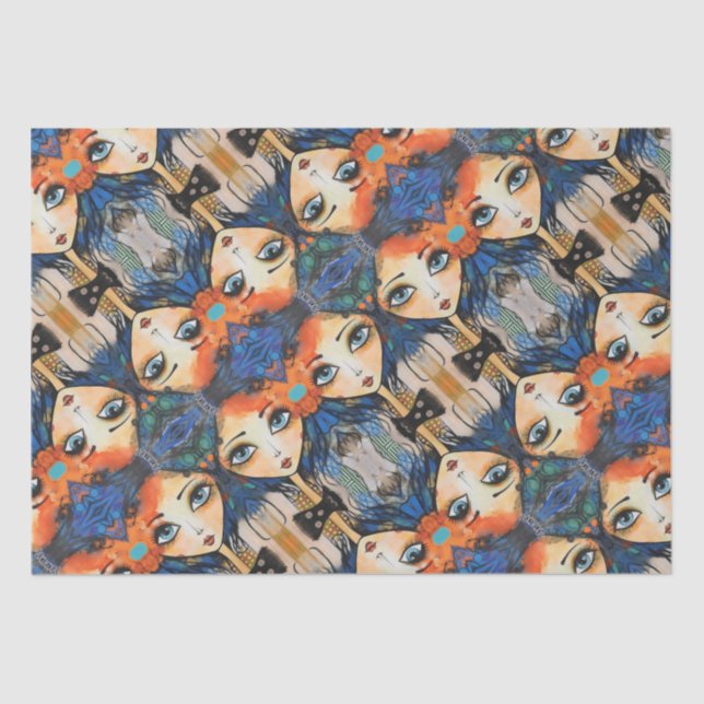 Papel De Seda ArtLady 31 Encantadora y angustiada (Anverso)