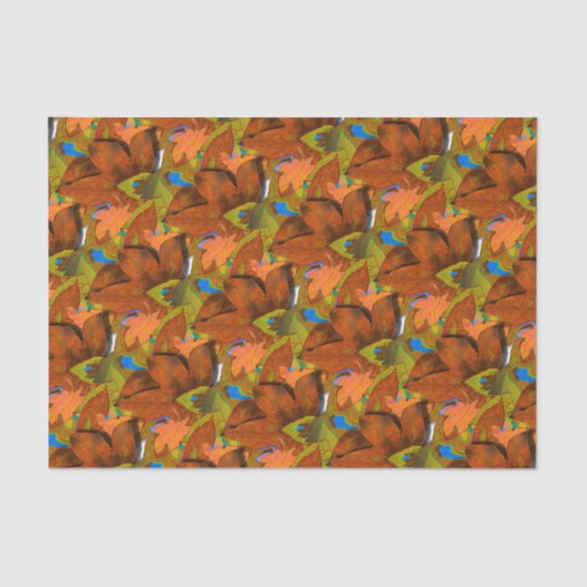 Papel De Seda Artsy Autumn Leaves (Anverso)
