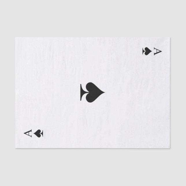 Papel De Seda As de espadas (Anverso)