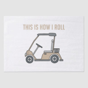 Papel De Seda Así es como hago correr golf divertidos en carrito