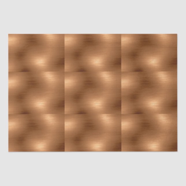 Papel De Seda Aspecto de cobre cepillado (Anverso)