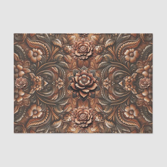 Papel De Seda Aspecto Grabado en relieve de cuero de imitación f (Anverso)