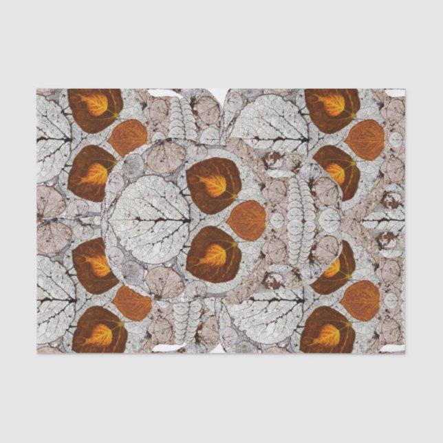 Papel De Seda Aspen Leaf Skull 11 (Anverso)