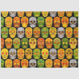 Papel De Seda Aspen Leaf Skulls sin fisuras patrón 2018