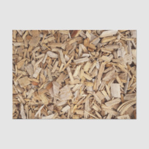 Papel De Seda Astillas de madera