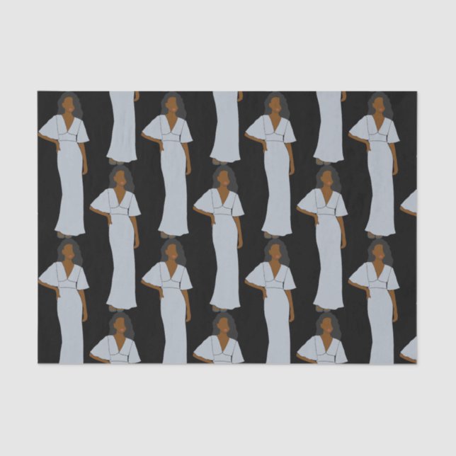 Papel De Seda Astrología Zodiac Aquarius (Anverso)