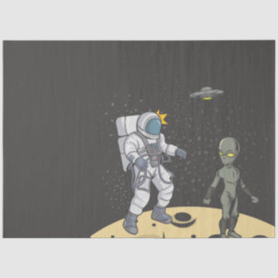 Papel De Seda Astronauta y extranjera