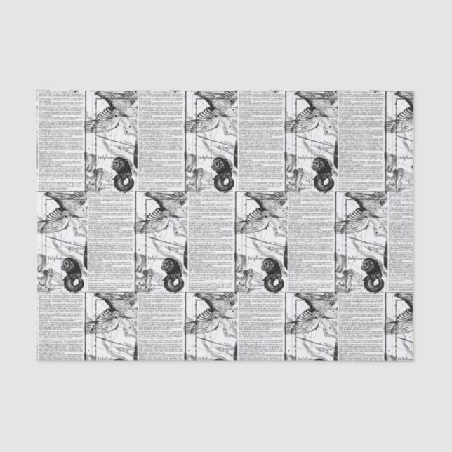 Papel De Seda Astronomía de constelación de época (Anverso)