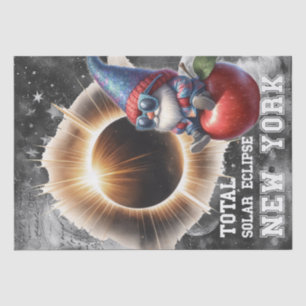 Papel De Seda Astronomía del eclipse solar Gnome celeste