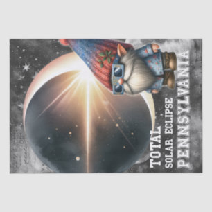 Papel De Seda Astronomía del eclipse solar Gnome celeste