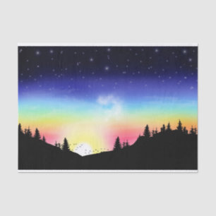 Papel De Seda Atardecer