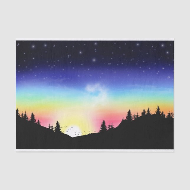 Papel De Seda Atardecer (Anverso)