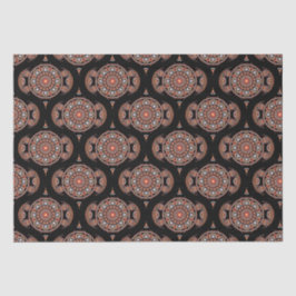 Papel De Seda Atardecer Safari Bohemio Estrella Otoño Mandala Re
