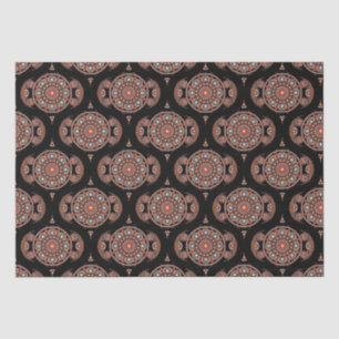 Papel De Seda Atardecer Safari Bohemio Estrella Otoño Mandala Re
