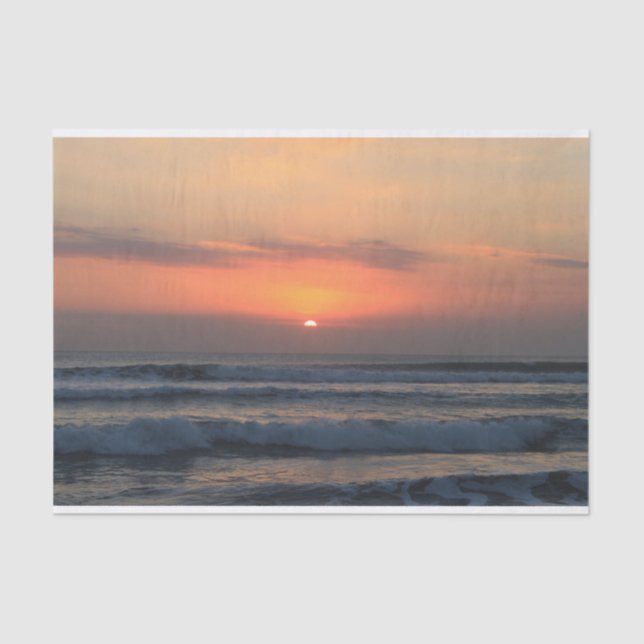 Papel De Seda Atardecer tropical (Anverso)