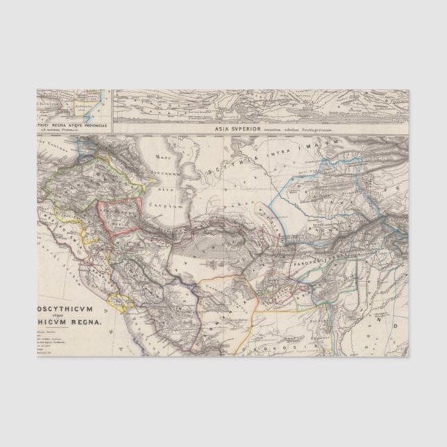 Papel De Seda Atque Parthicum Regna de Indoscythicum (Anverso)