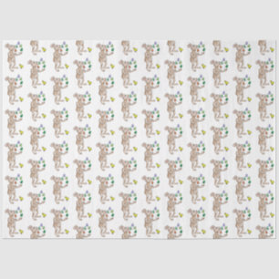 Papel De Seda Atractivo conejo de Pascua