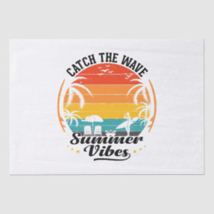 Papel De Seda Atrapa la Ola Vibraciones de Verano